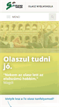 Mobile Screenshot of olasznyelviskola.hu